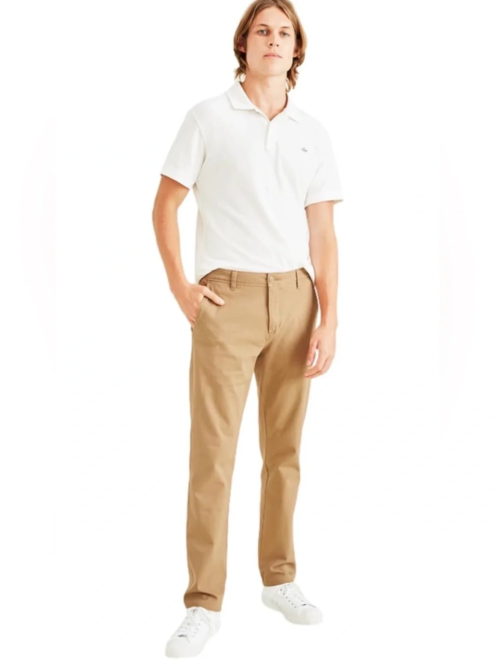 New Dockers Men's Slim Fit Ultimate Chino with Smart 360 Flex Size 30x32 Khaki